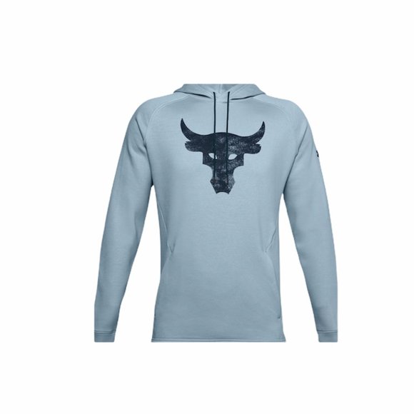 🌿Sale🌿 Under Armour Size Small Rock Charged  Brahma Hoodie Blue 1362104 478 - Picture 6 of 6